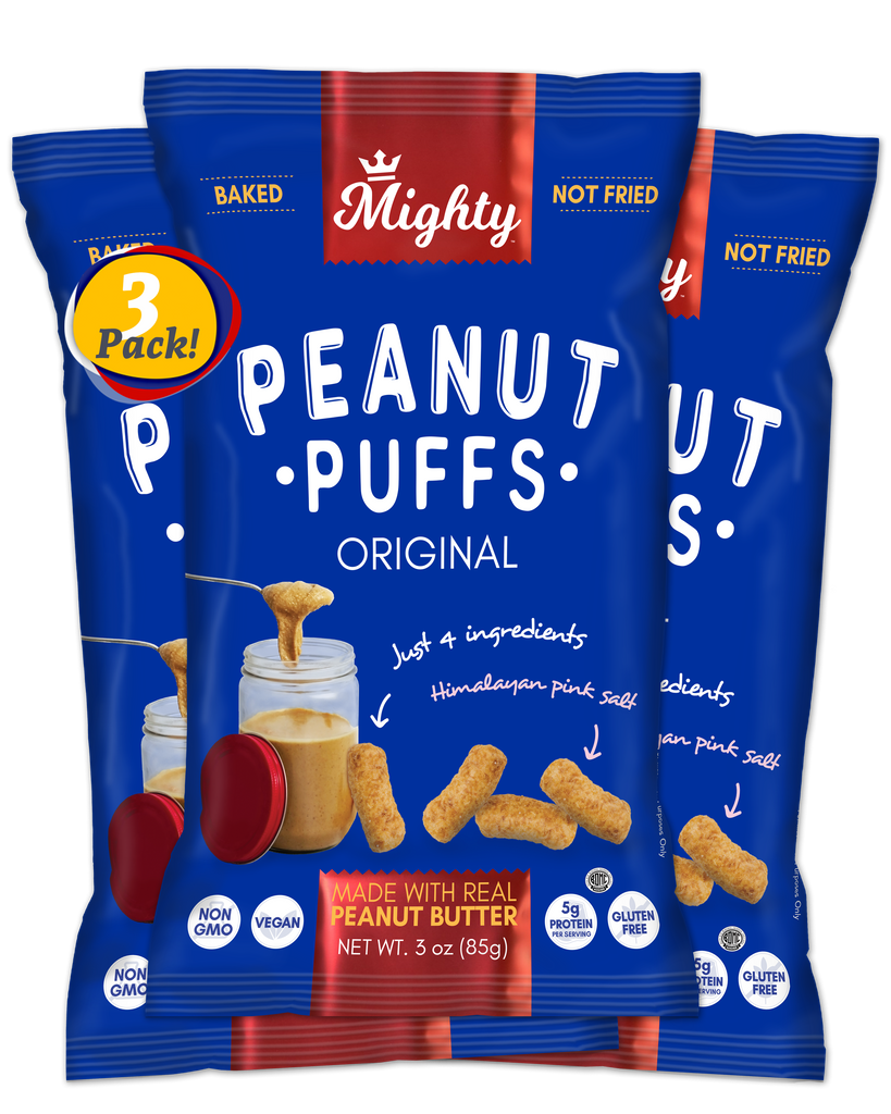 Mighty Peanut Puffs | Large | 3-Pack